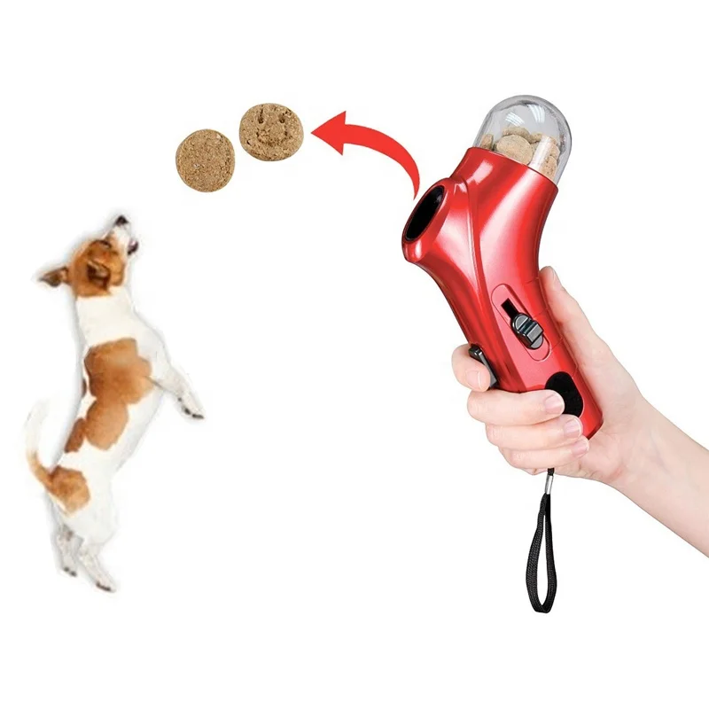 Pet outdoor puzzle interactive snack feeder training press catapult for dog training reward equipment with hanging rope