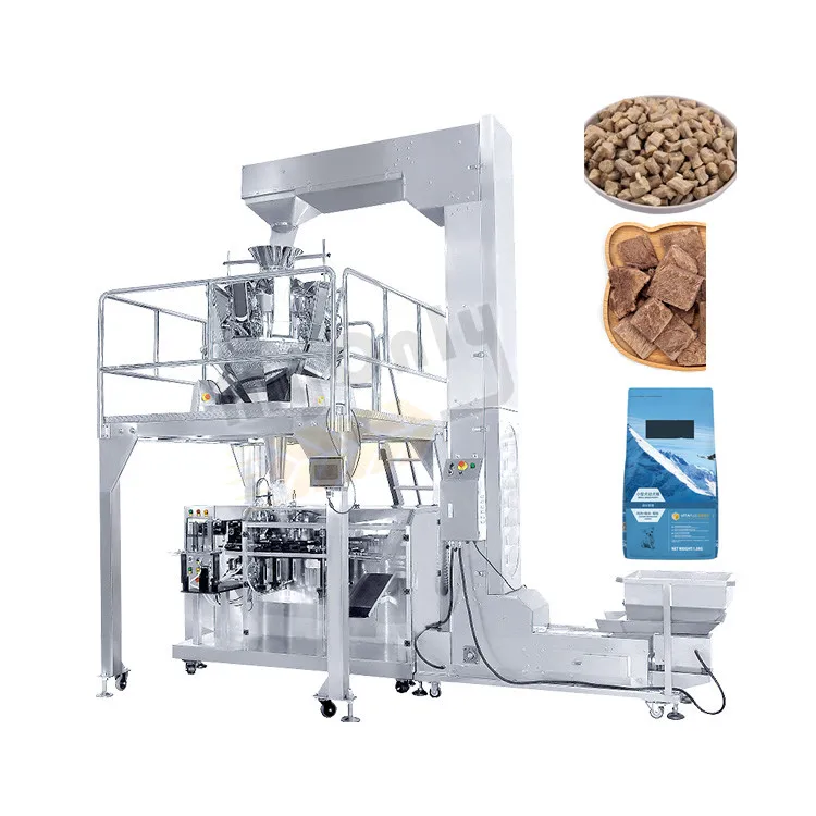 Vertical Biscuit Chips Bean French Fries Coffee Bead Granule Semi Automatic Pack Machine for Snack