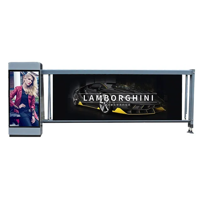 Automatic Safety Advertising Boom Barrier Gate with LED