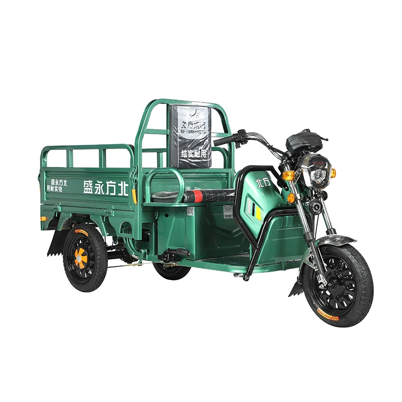 Китай Цена по прейскуранту завода взрослых три колеса 60V 1000W электрические грузовые трехколесные