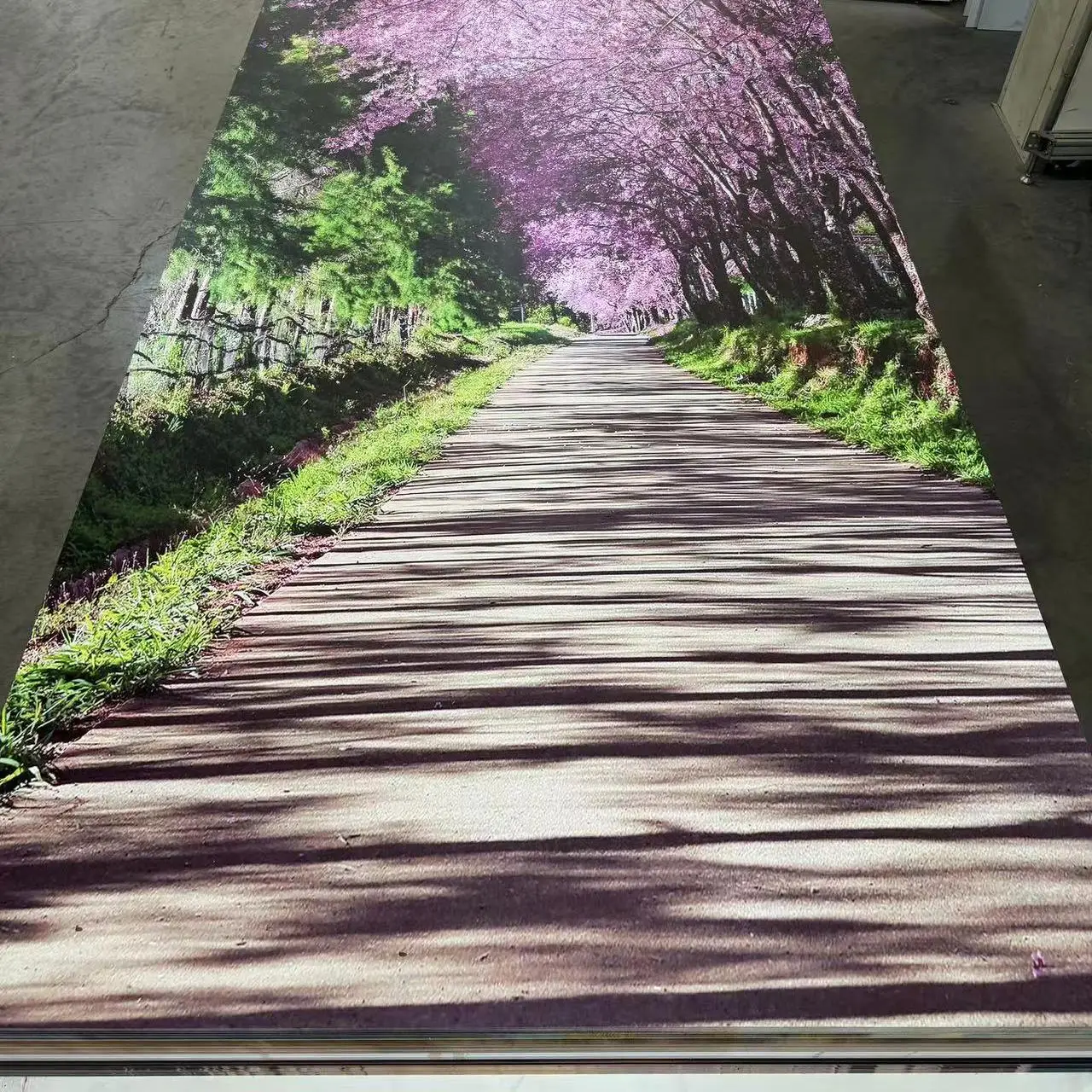 LINGRUI Custom Design Flexible Decoration Board Sheet Bamboo Charcoal Fiber Wood Veneer Wall Panel for Home