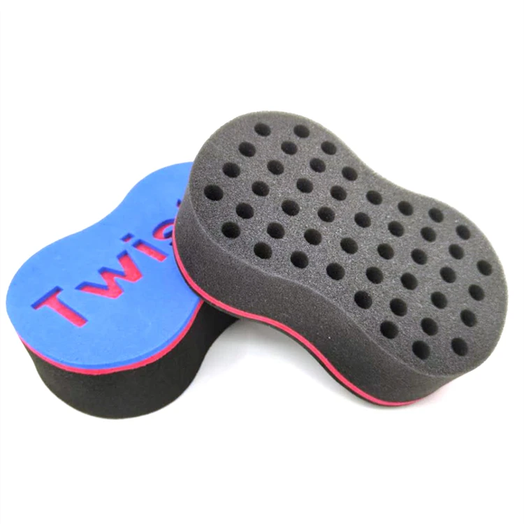
Factory direct supply magic twist hair brush sponge special design hair curl sponge 