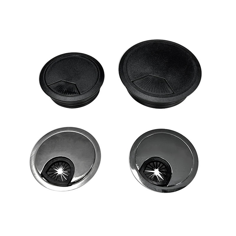 HD Office decorative fittings office computer rectangular desk cable wire management grommet