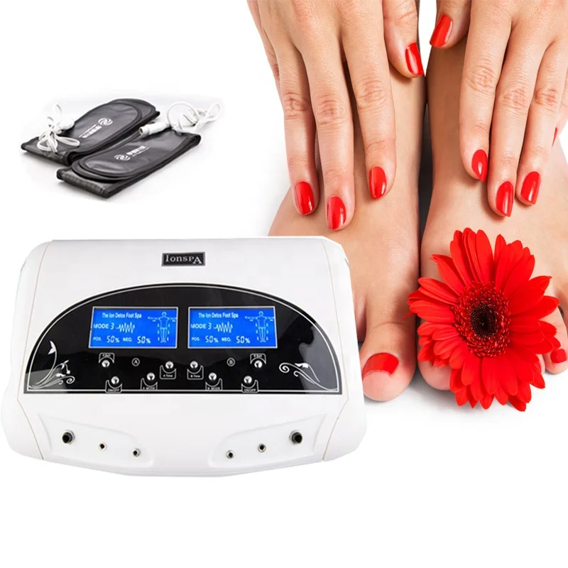 HK-805C Latest Professional Dual Detox Machine Cell Ion Ionic Foot Bath SPA with Arrays