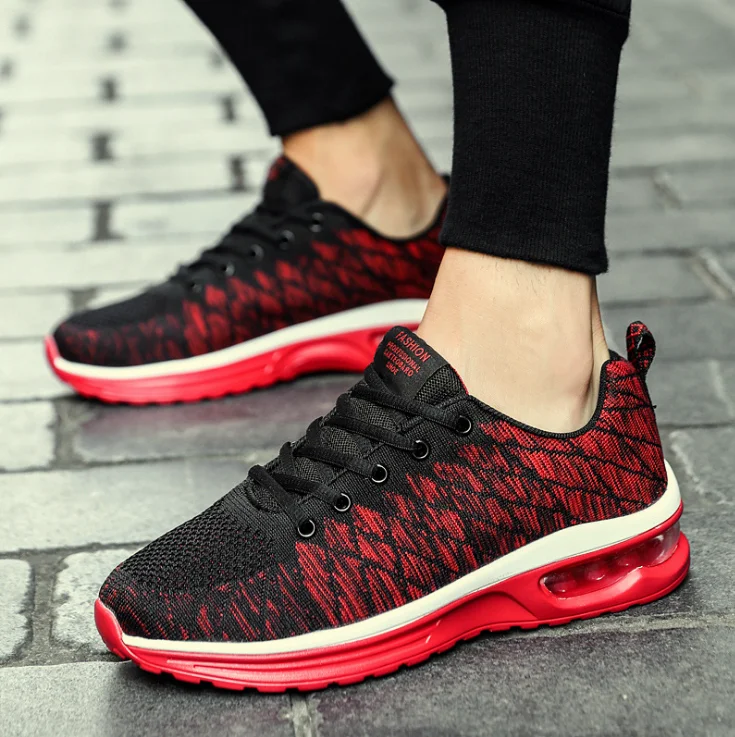 Womens Mens air cushion running shoes mesh sneakers fashion Tennis Breathable Walking Gym fitness jogging shoes for women men