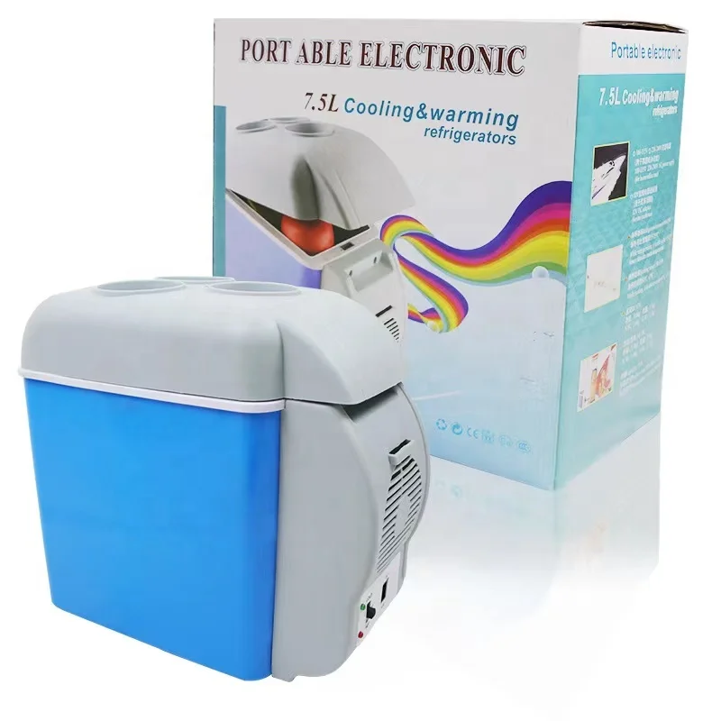 Car Mini Mini Refrigerator 4L Home Car Dual Purpose Refrigerator