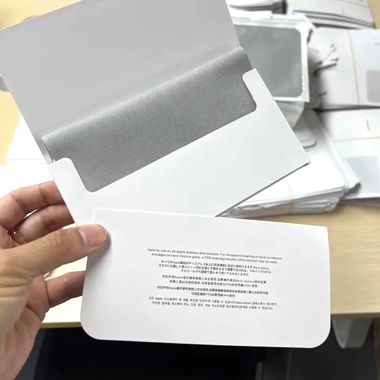 Оригинальная мягкая полировальная ткань из микрофибры для Apple iPhone 13/12 Pro Max Mini чистящие салфетки экрана