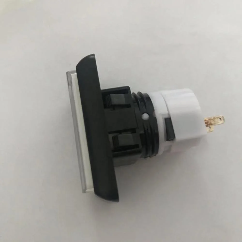 high quality casino slot POG game machine 49mmX49mm illuminated rectangle push button switch