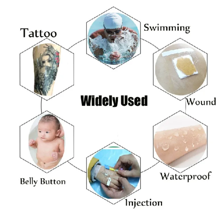 OEM Multi-purpose Medical Grade Hypoallergenic Waterproof Breathable Long Lasting PU Film Patch
