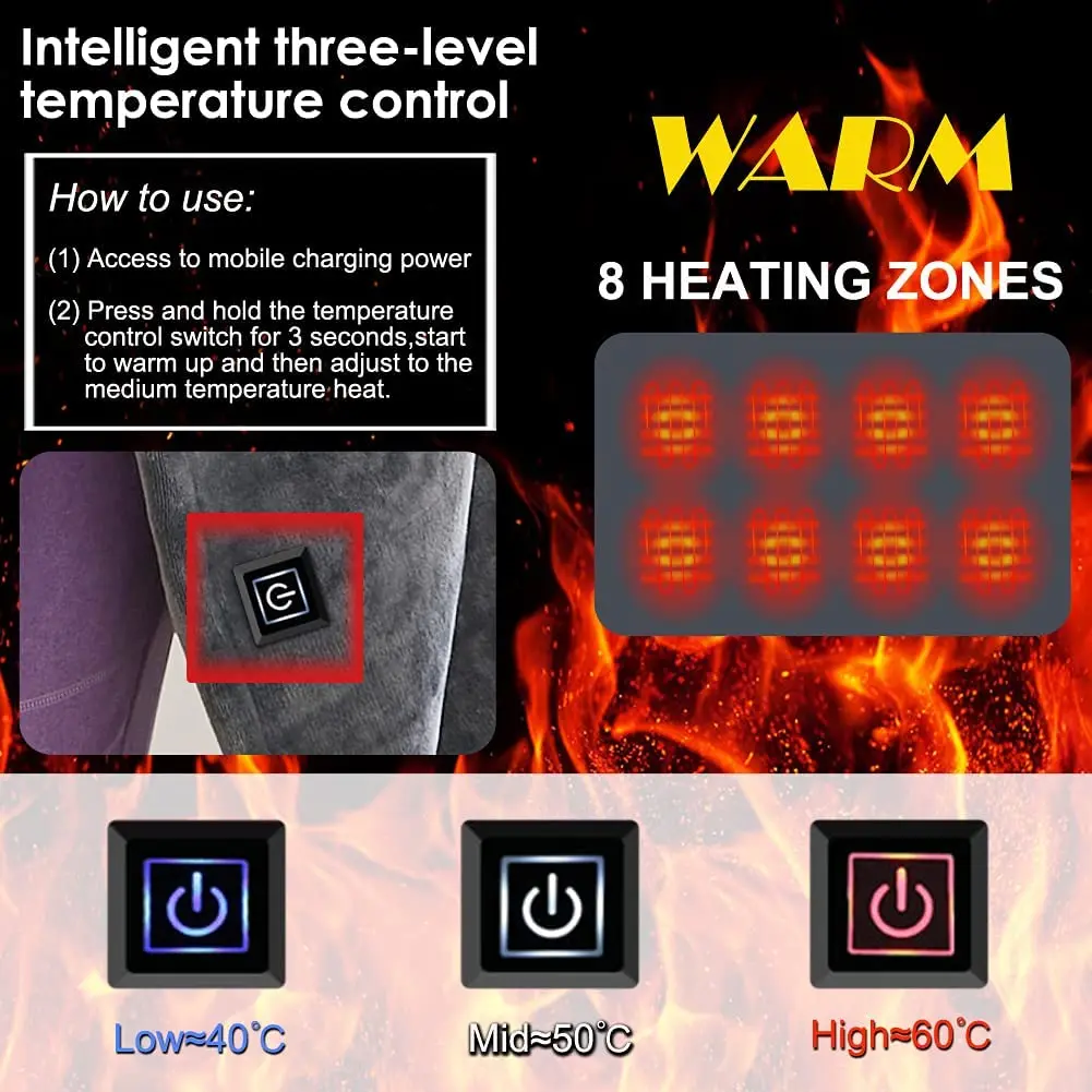 Women Rechargeable USB Heating Shawl Blanket Warming Battery Heated Wrap Cape And Blanket Winter Soft Coral Fleece Heated Shawl