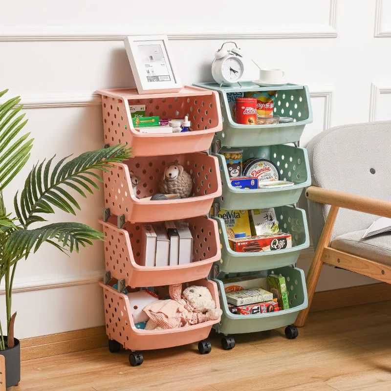 Modern Latest Custom-made Storage Boxes Home Kitchen Tool Plastic Storage Basket