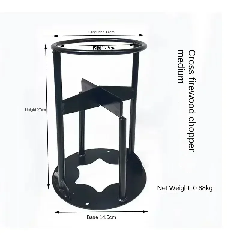 Portable Iron Firewood Splitter Labor-Saving Home Wood Splitting cutter Tool for Fireplace Sets & Accessories