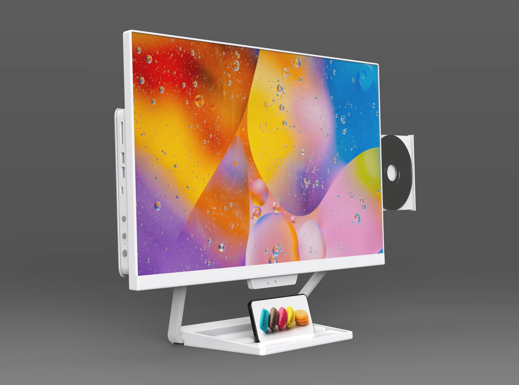 Cheap Price 23.8 Inch Desktop All in One PC  Core I5 All In One Gaming Computer Monitor 75hz For Business