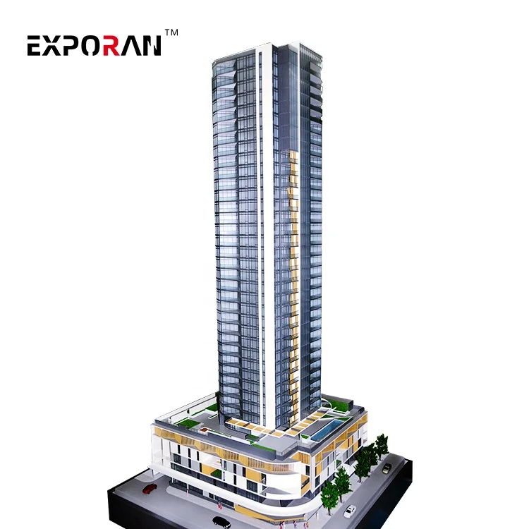 Refined real estate building model for real estate sales