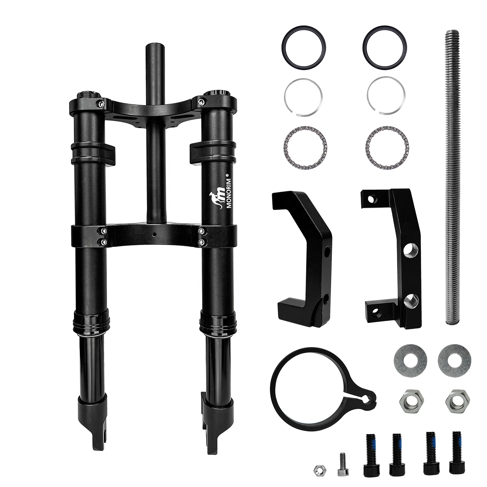 MONORIM MB0 Ebike front forks air suspension 16inch front wheel mopad parts more safe suitable for FIIDO Q1/ Q1S/Q2 EBIKE