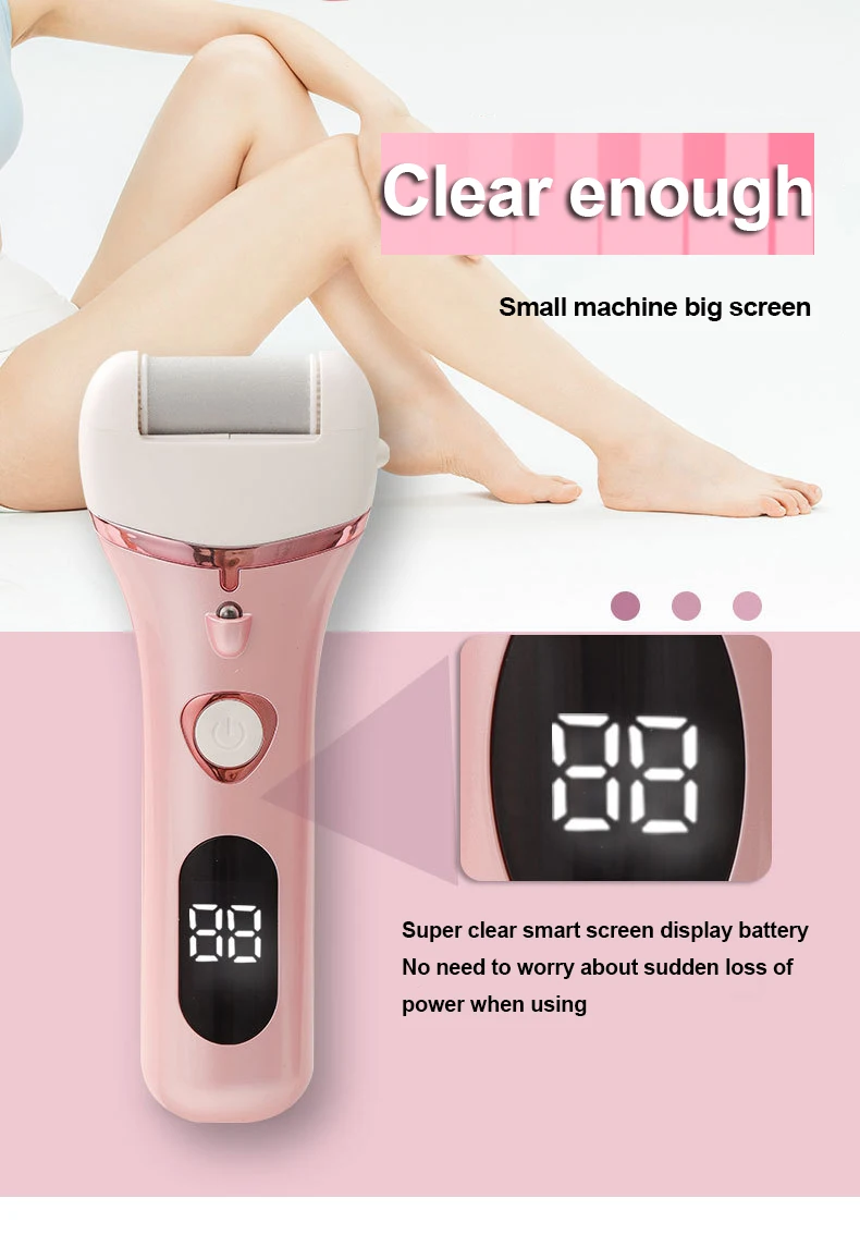 Factory wholesale electric foot scraper electric foot callus remover electric foot file