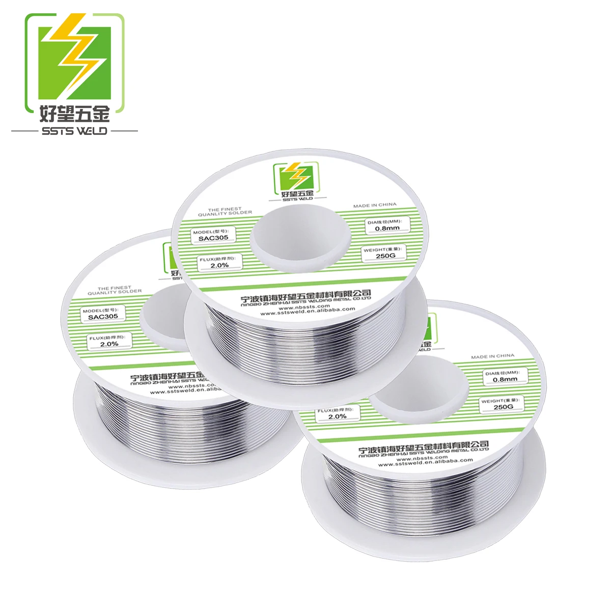 2024 New Type Dim 0.5mm 0.6mm 0.8mm 1.0mm 1KG/800g Lead-free Tin Lead Tin Solder Wire Rosin Flux Core Wire