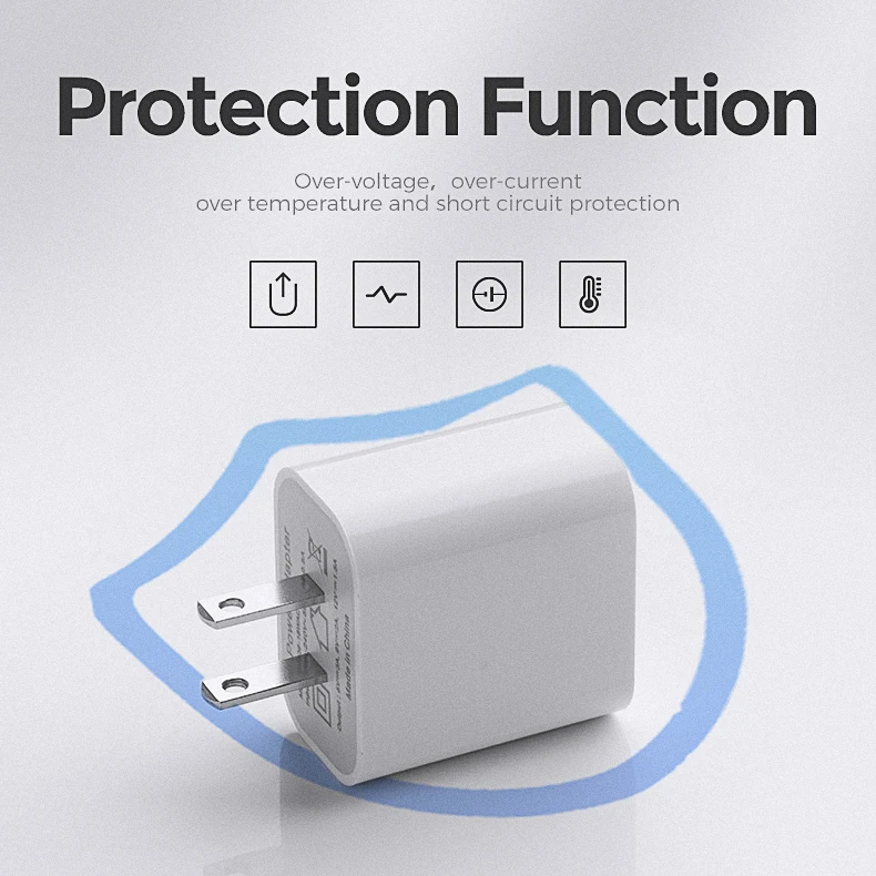 
Dual Ports 18w PD Type c Usb Travel Charger Wall Mobile Phone Charger 18w pd set For Iphone 12 