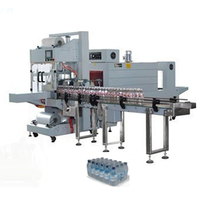 Mineral water Coco Cola ,text Books Meat Sugar Bundle Thickness PE films pallet shrink wrapping machine