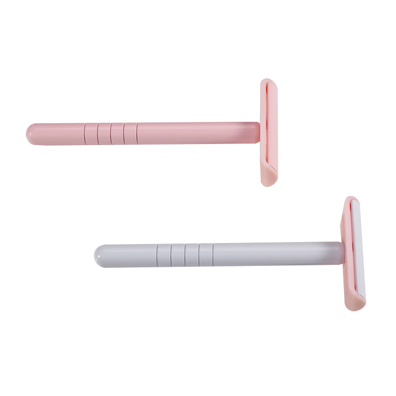 Double Size Edge Shaving Razor Stainless Steel With Metal Handle Razors For Woman