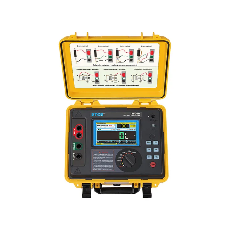 ETCR3500B Electrical Insulation Meter Insulation Resistance Tester