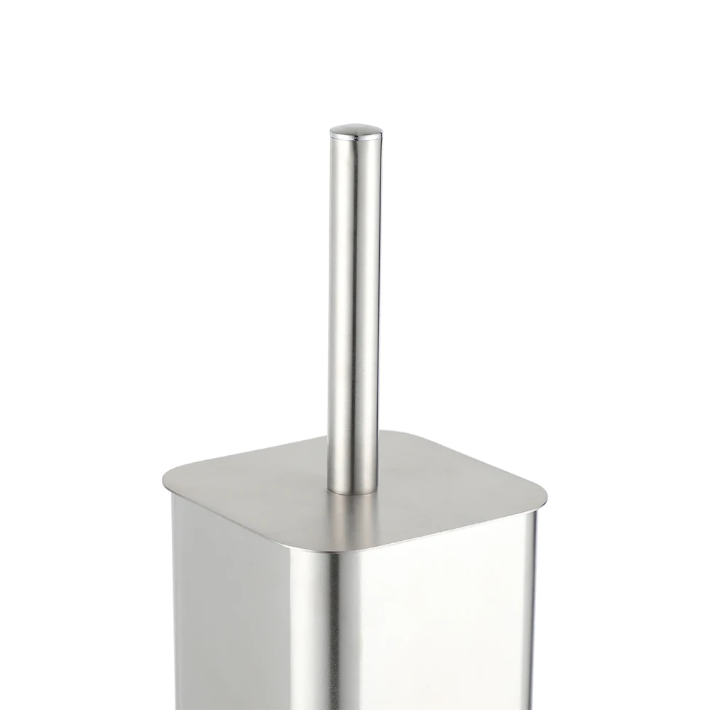 Household hotel office luxury stainless steel square toilet brushes