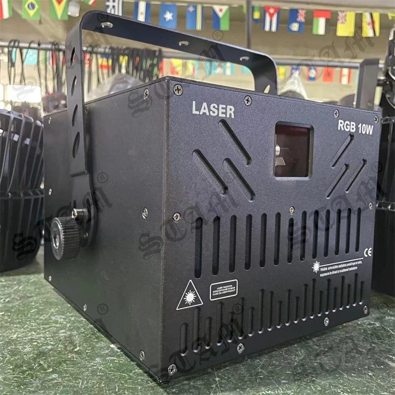 10W RGB laser light 10w full color animation laser Pangolin QS FB3 FB4 Phoenix laser software beyond DJ club bar pub