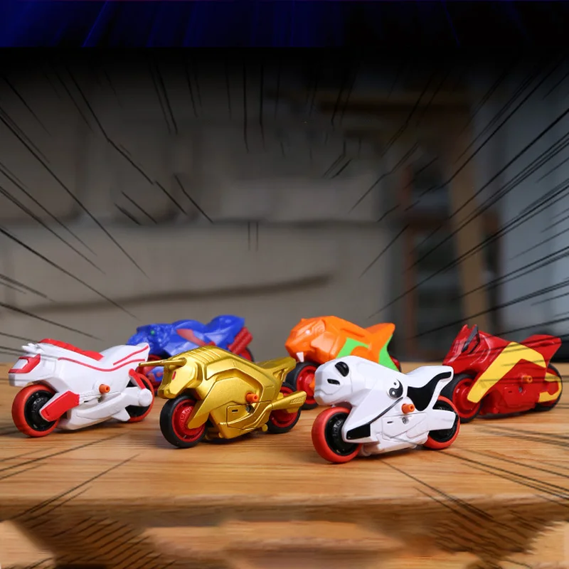 2023 new product classic gyro toys creative cartoon kung fu fingertip finger gyro speed car motorcycle battle game for kids