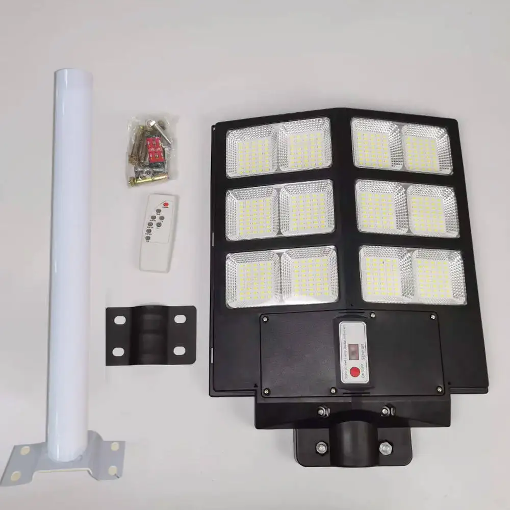 High temperature solar powered street lamp 600w 800w 1000 watt Led Outdoor integrated solar street light with Remote Control
