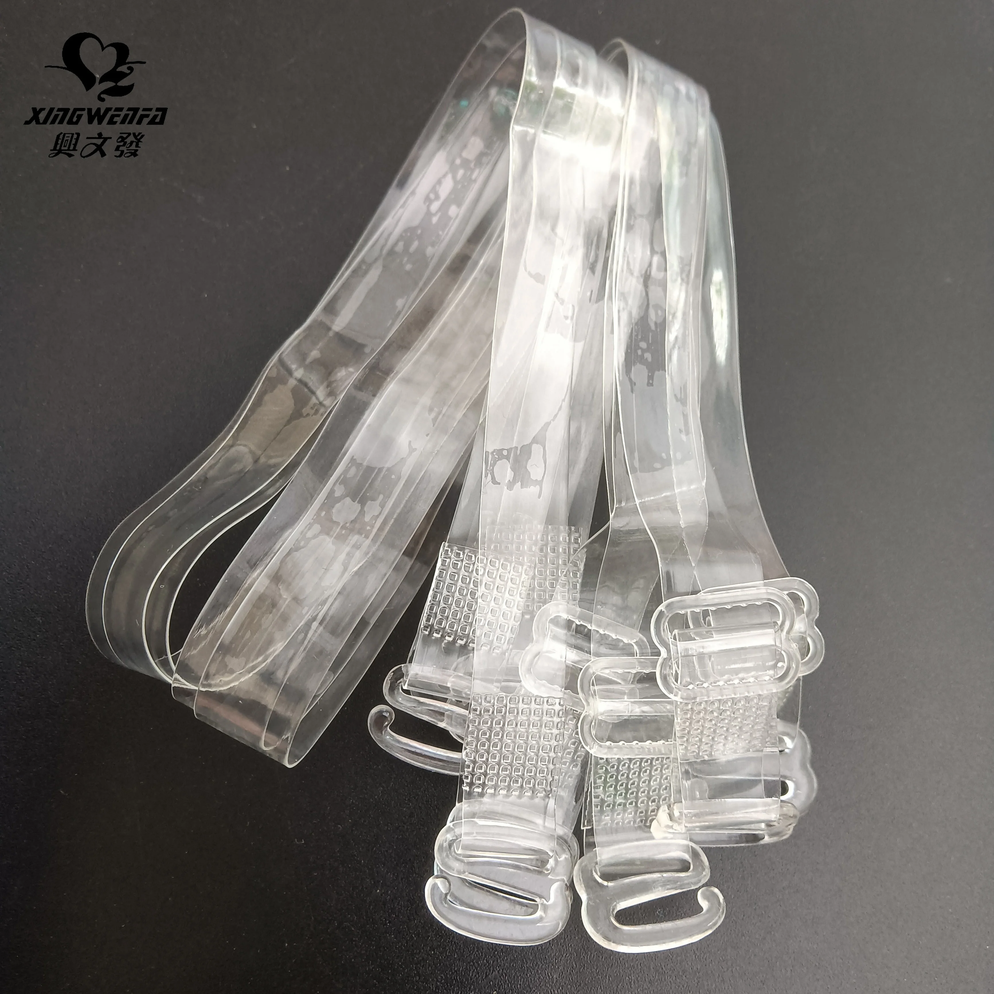 Transparent plastic bra strap 10mm 12mm Invisible bra  clear TPU strap