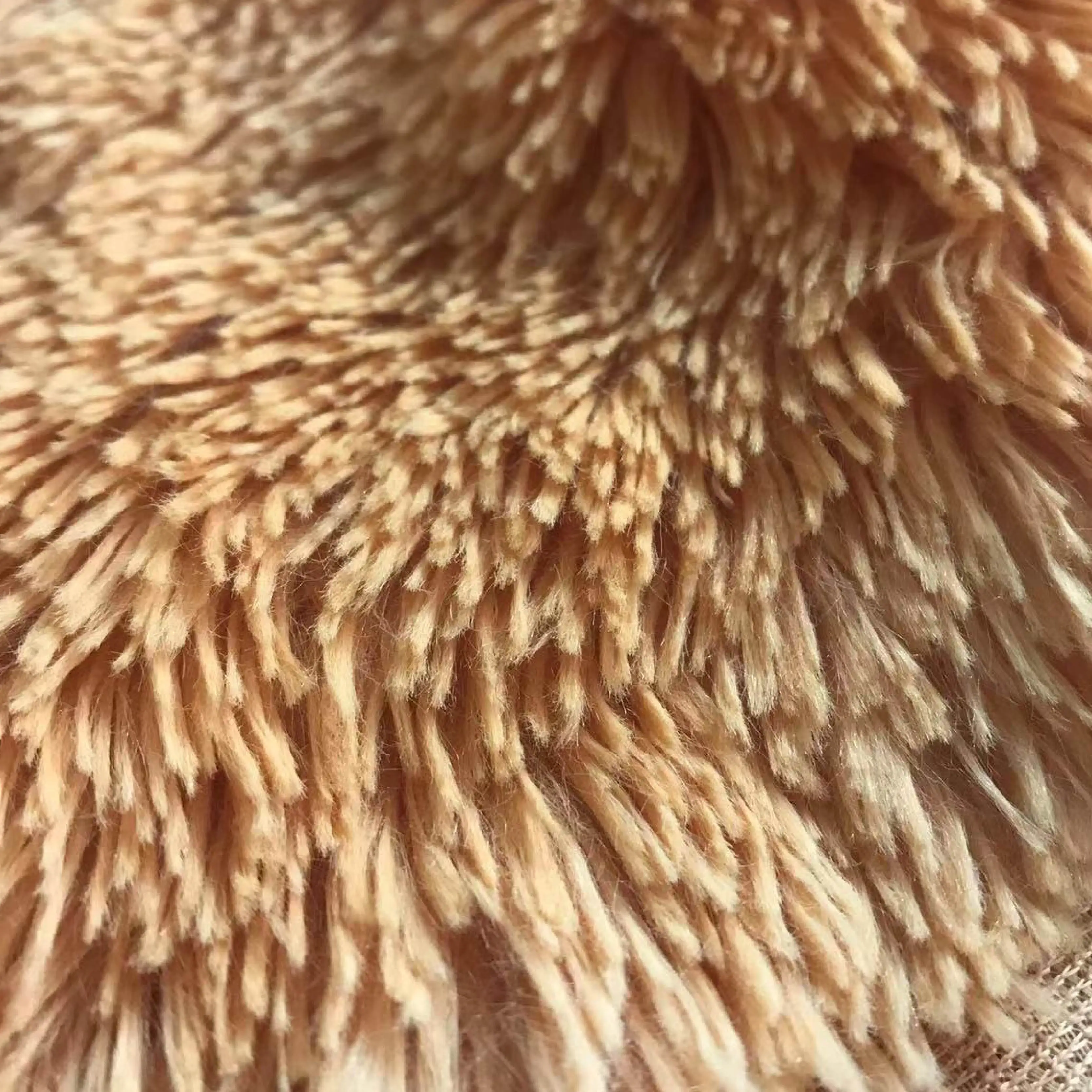 Hot sale 100% polyester solid color teddy fabric PV plush toy fabric