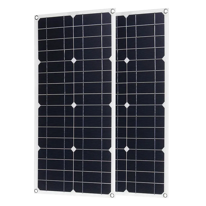 Customized Small ETFE Thin Film 20W 30W 50W 70W 100W Small Thin Film Solar Panels For Outdoor Hiking