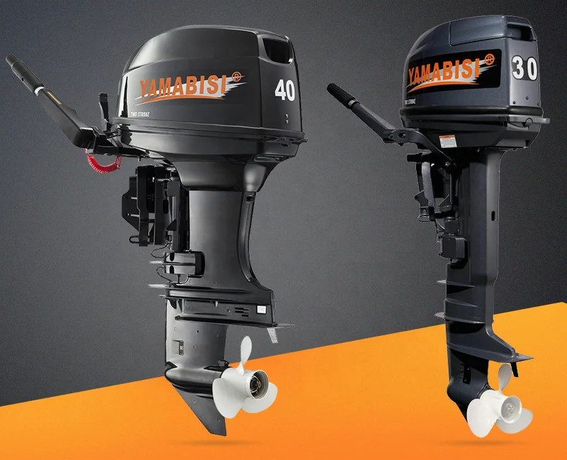 40hp хорошее качество богатый запас ручной длинный вал 2-тактный лодочный мотор двигатель
