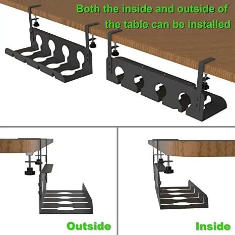 Under Desk  Cable Wire Management Tray