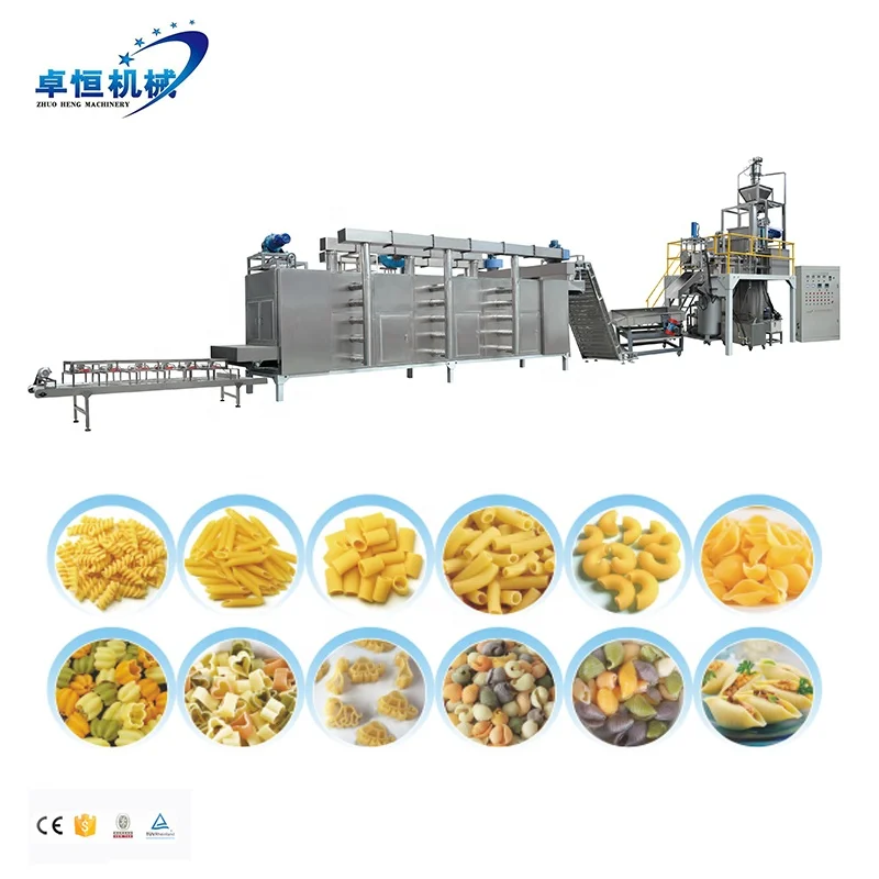 high quality automatic macaroni pasta noodle extruder manufacturing production line machine