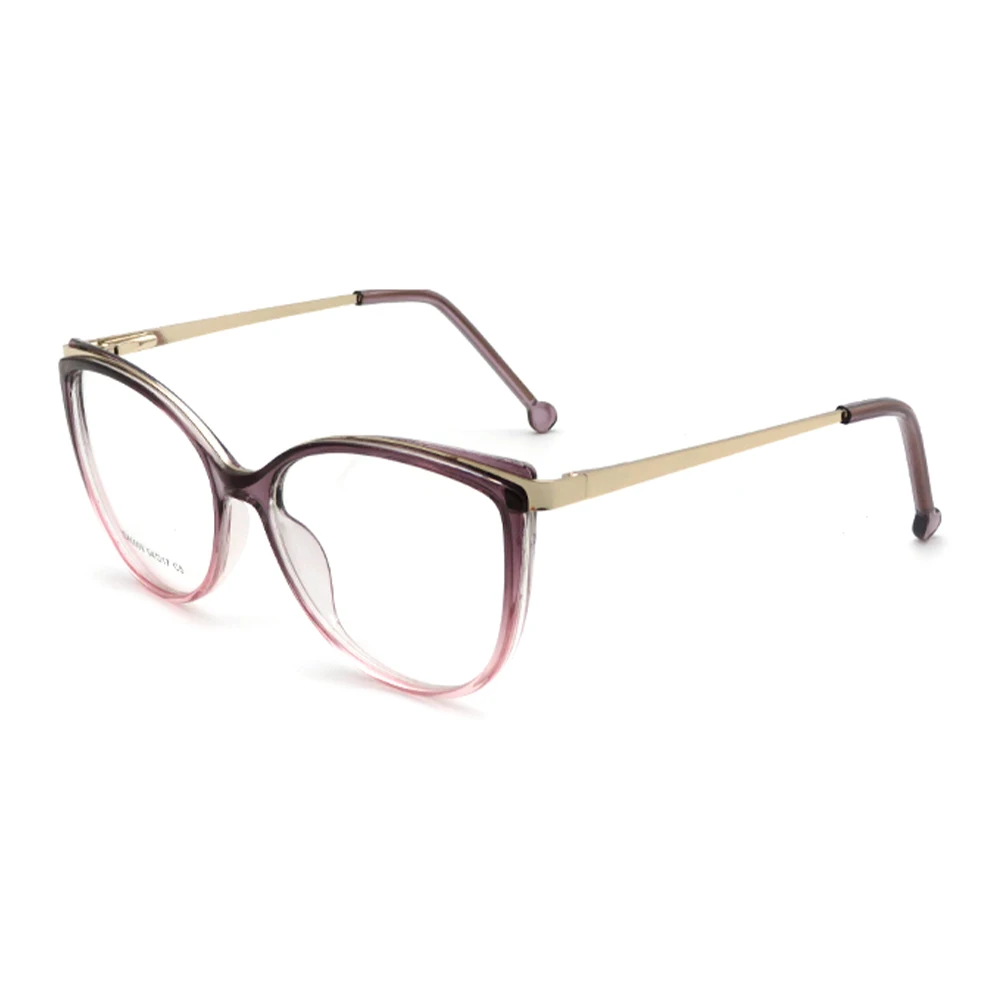 Bulk plastic fashion ladies cat eye optical glasses