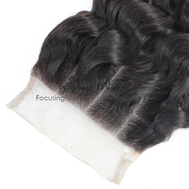 MW 2021 new style 4x4 deep weave lace closures Cambodian human virgin hair 100% unprocessed hair for women