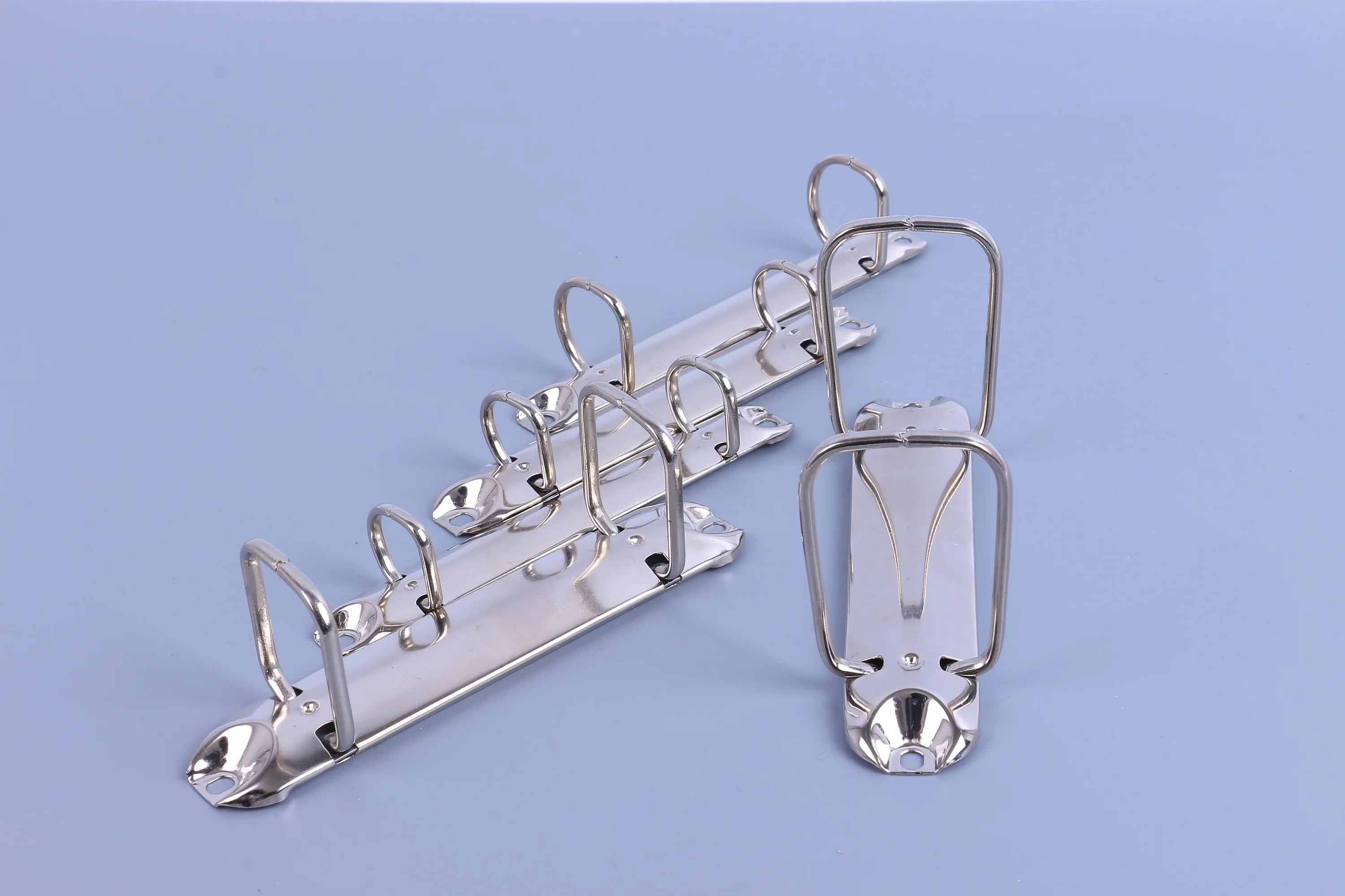 Whole sale Metal Q shaped 2 ring binder clip in nickel