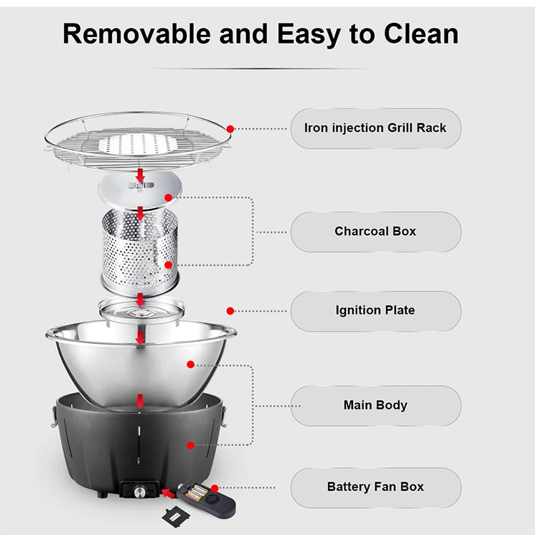 charcoal grill windproof portable korea barbecue grills charcoal barbecue thai bbq  with travel bags