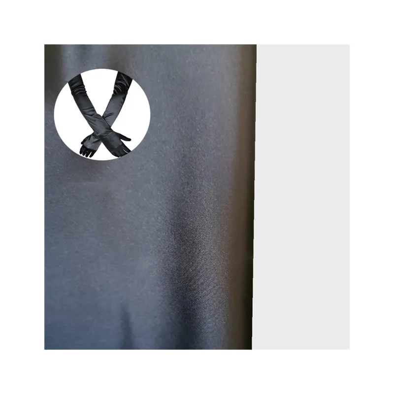 100% Polyester Thick Satin Matte stretch satin fabric For Wedding formal dress fabric