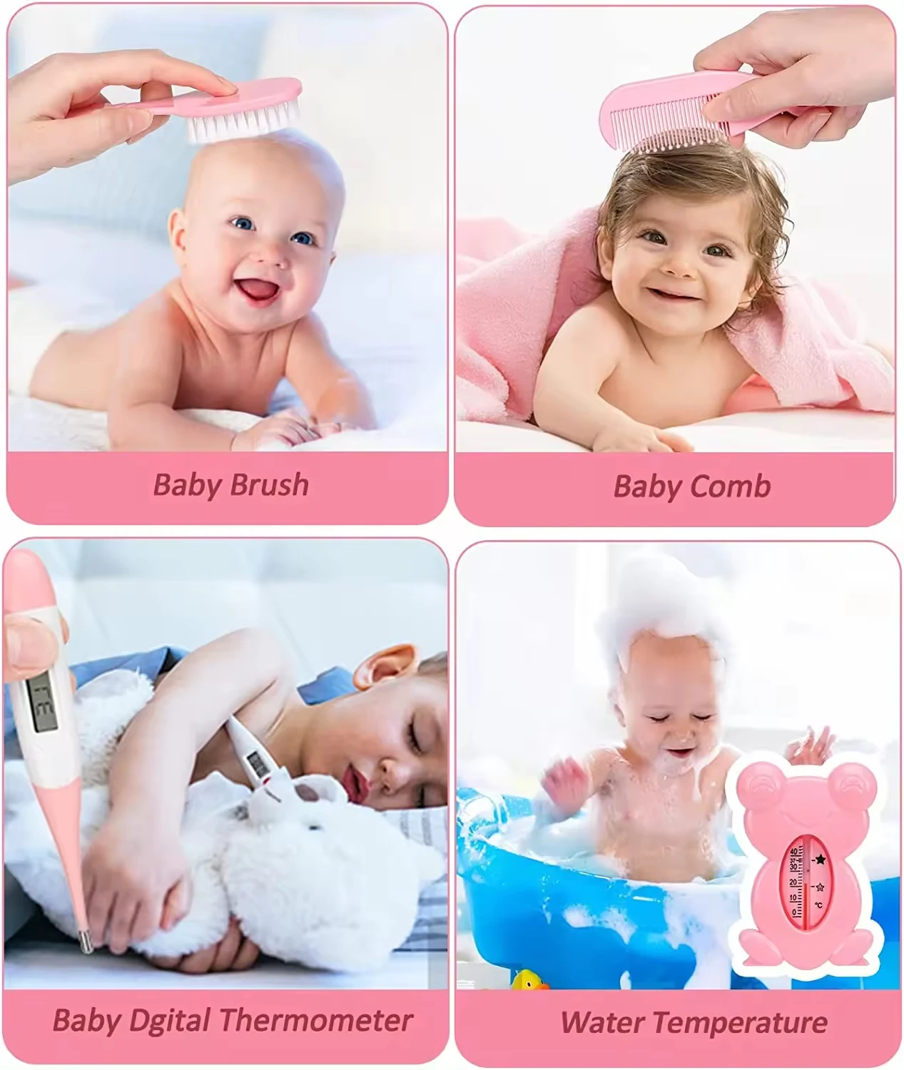 Wholesale Babycare grooming kit nursery kit newborn kit shower gifts 14 pcs with nail trimmer