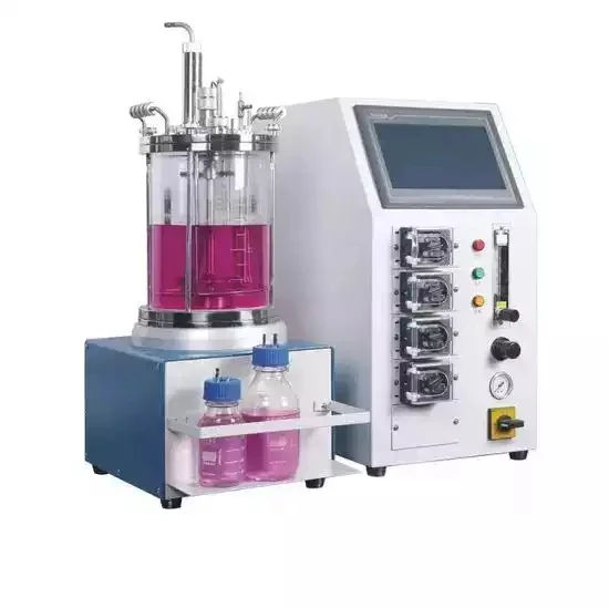 Industrial Glass Bioreactor Fermenter for Microbiology Bio-pharmacy Cell Culture