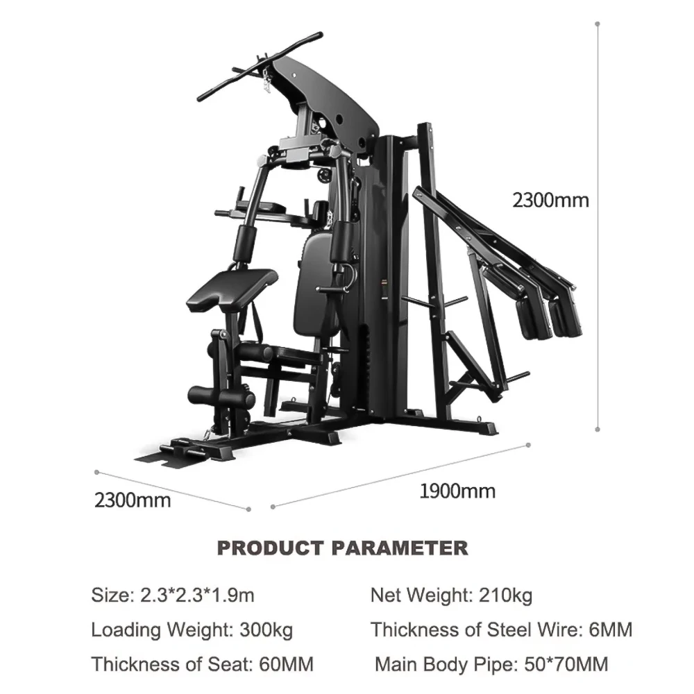 2024 High Quality  Hot sale Gym Equipment Supplier Workout Exerciser Machine Commercial Mutli Function Station for Body Building