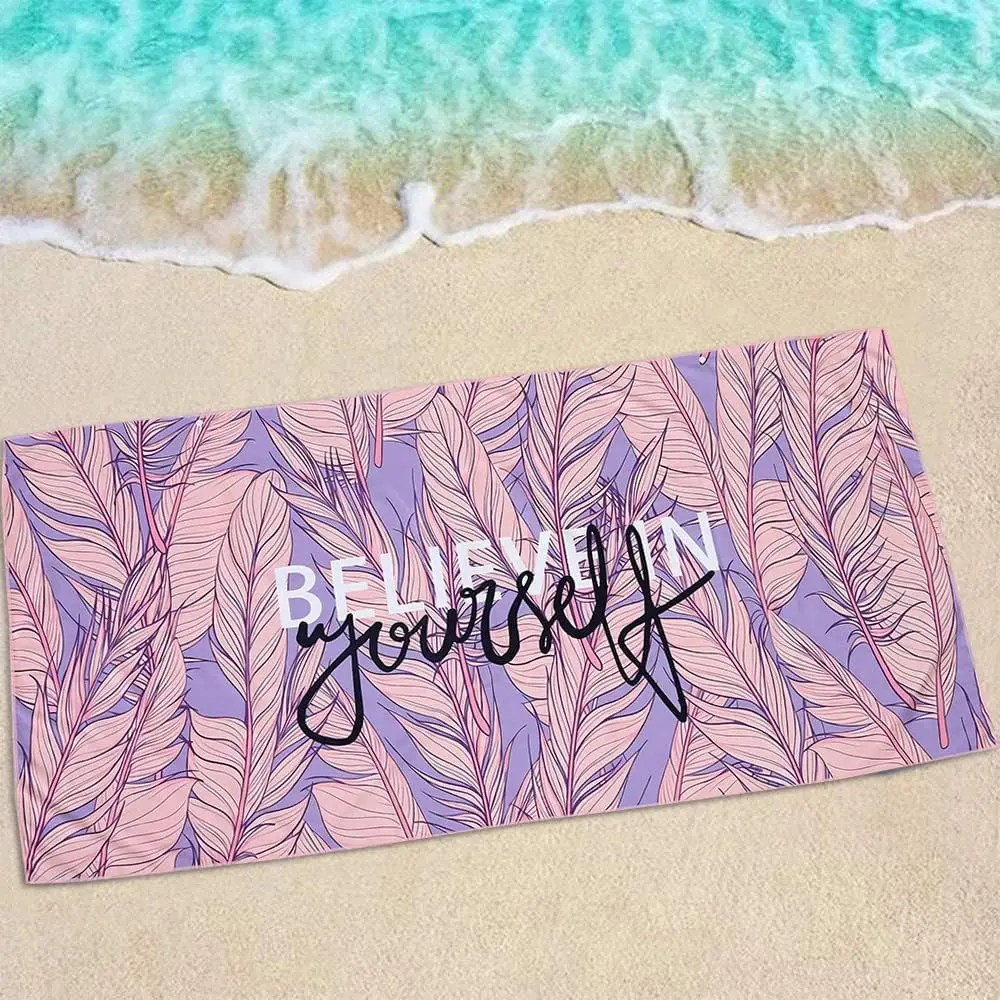 Beach Towe Microfibre Towel Beach Towels, Lightweight Microfibre Beach Towels for Adults Quick Dry