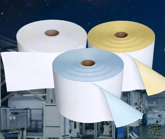 Thermal Transfer Coated Paper Permanent Acrylic Adhesive Glossy Matt PP Synthetic Paper Label Adhesive Label Material Jumbo Roll