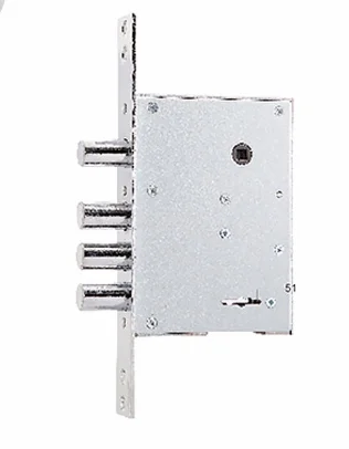 Multi Point Mortise Sliding Door Lock Body with Roller Latch