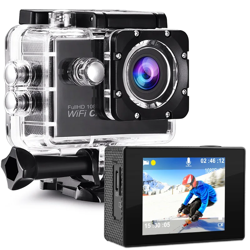 sports camera HD 1080p mini camcorders go pro 9 motorcycle helmet slow motion Action Camera video full hd