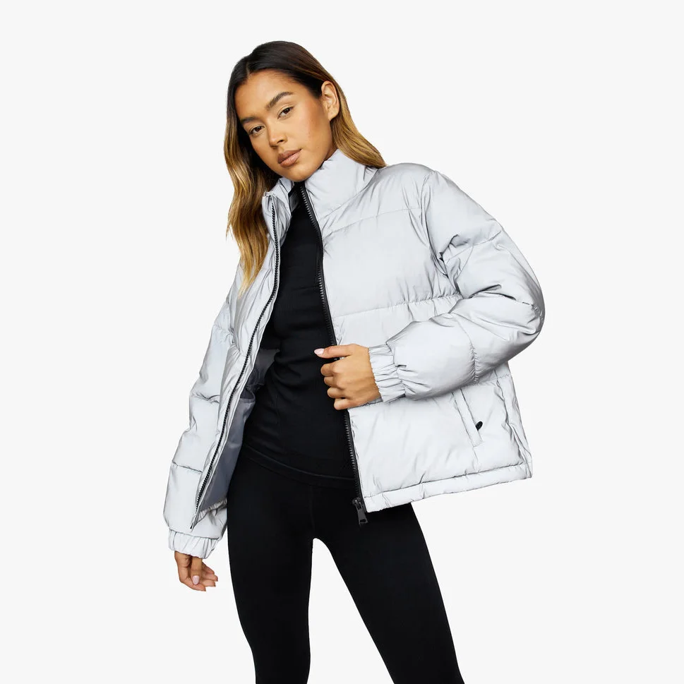 Z22S193  Down White Crop Women Puffer Jacket New Design Women Fashion High Quality Coat Custom Proof Puffer Jacket
