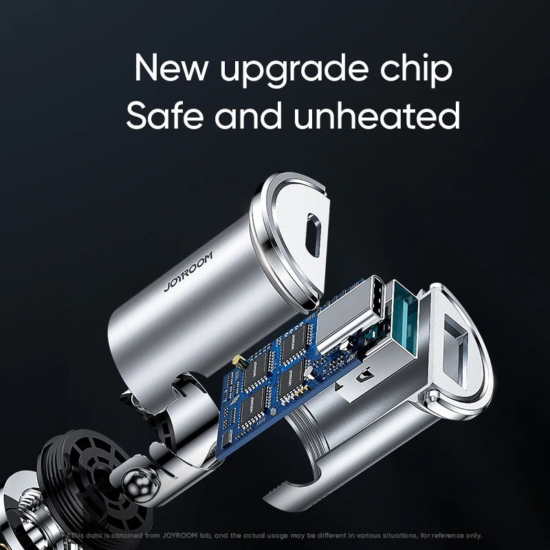 20W Pd Joyroom CE Certified Mini Size Type-c Charger Car 20W Zinc Aluminium PD Type C PD USB Car Charger  for Samsung/iphone12