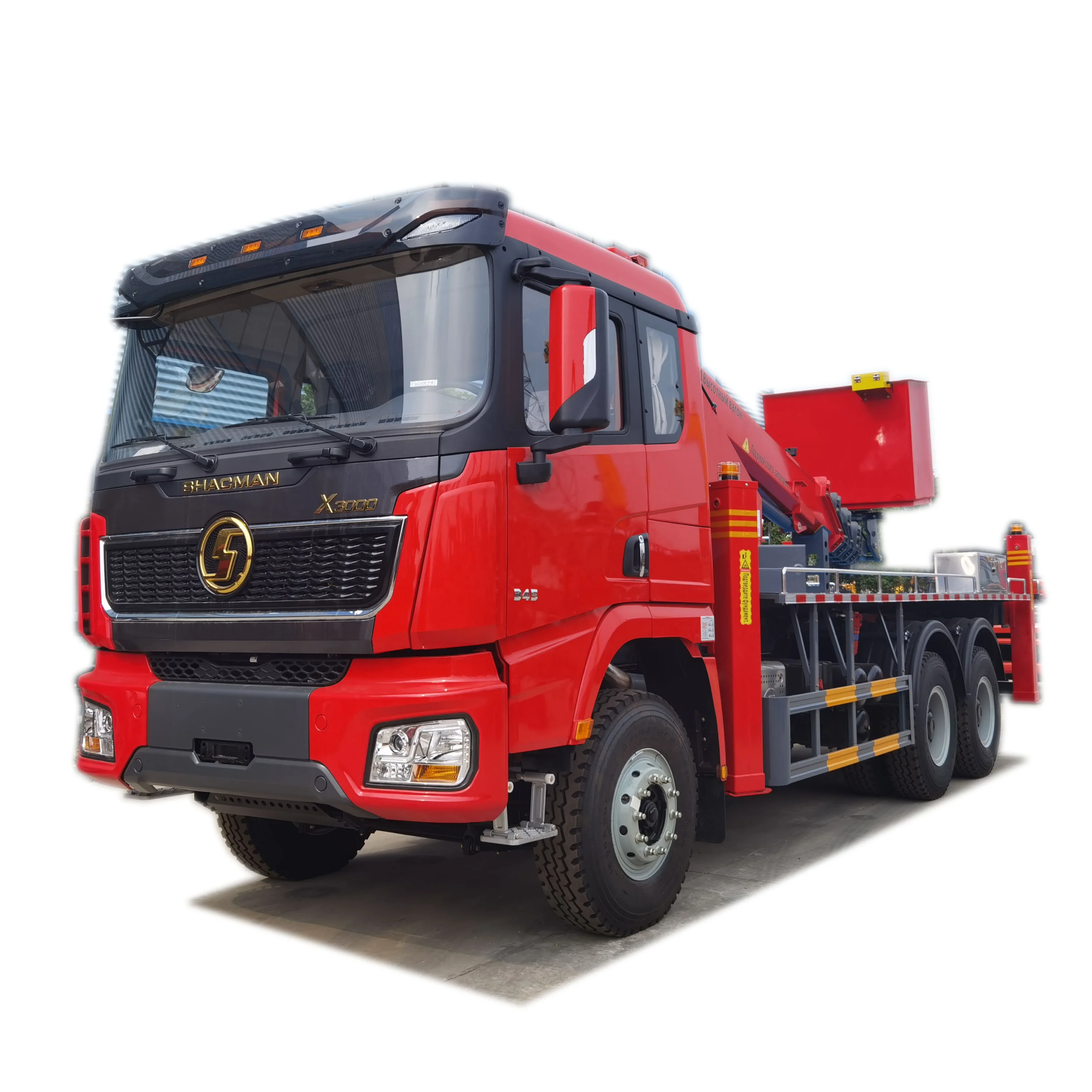 6X4 X3000 Shacman 22m 28m Aerial Work Truck 45m Shacman Aerial Work Platform Truck Sale in Russia